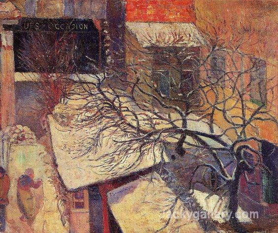 Paris in the Snow by Paul Gauguin paintings reproduction